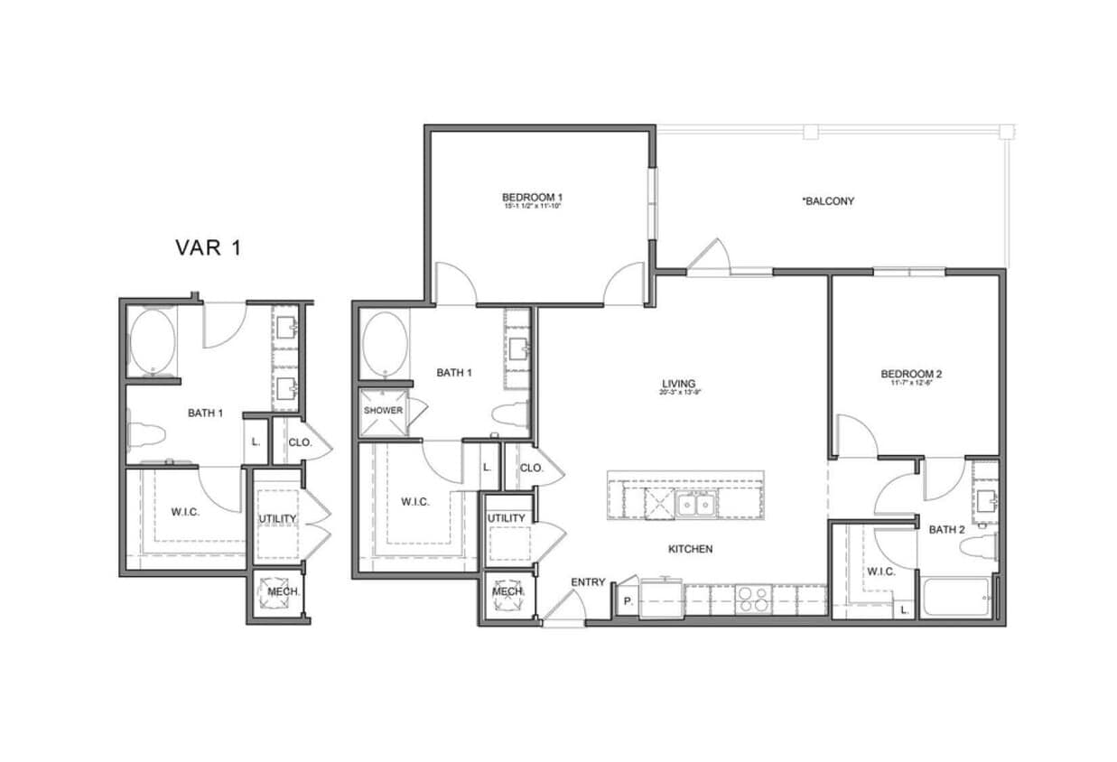 Floor Plan - Stag’s Leap 7B6