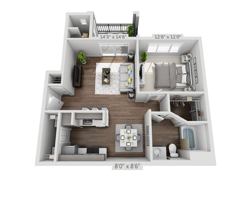 Floor Plan - Plan A1A