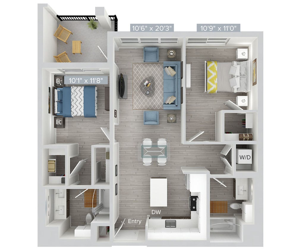 Floor Plan - B7-1006SF