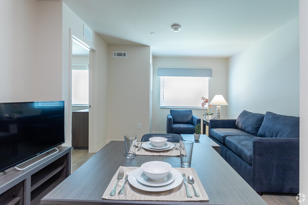 Floor Plan - 1 Bed 1 Bath with Balcony 