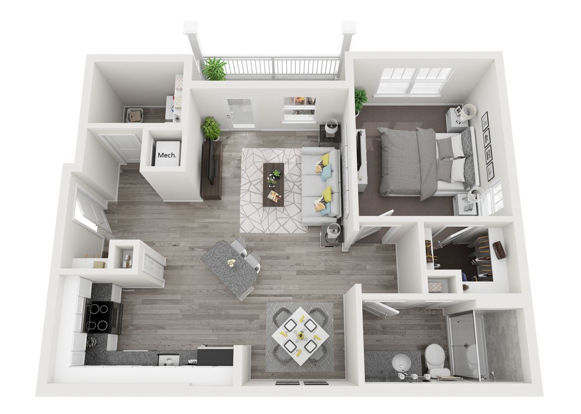 Floor Plan - The Piedmont