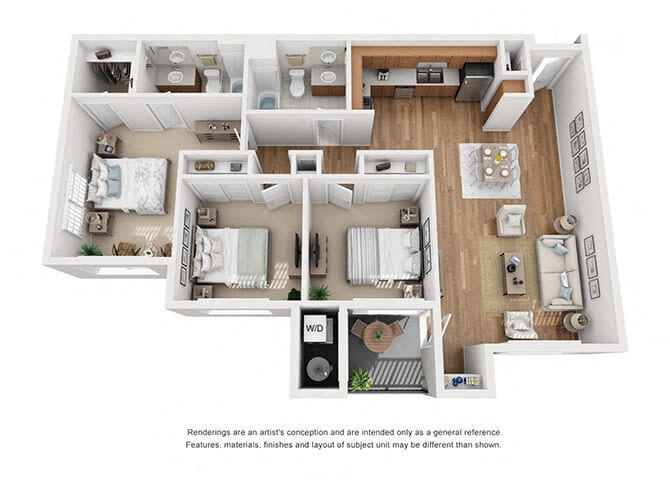 Floor Plan - 3x2 Regency