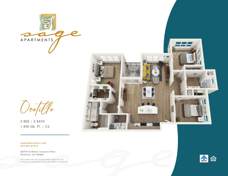 Floor Plan - Phase 2: Ocotillo
