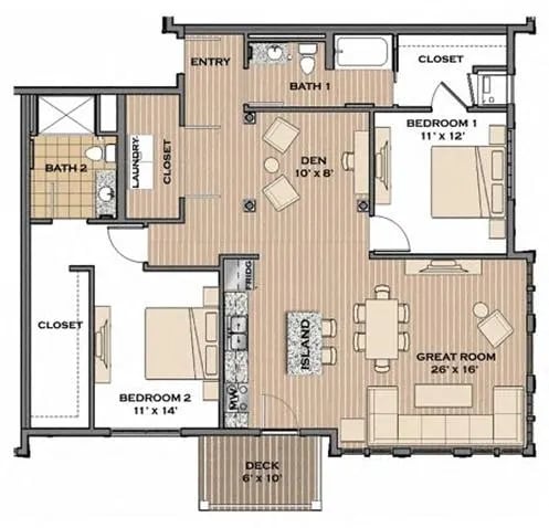 Floor Plan - The Greens