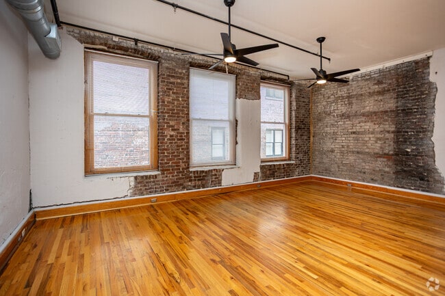 1BR, 1BA - 1,398SF - Unit 305 - Living Room - Emporium Lofts