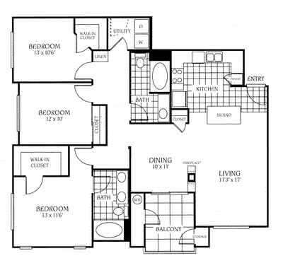 Floor Plan - The Seville