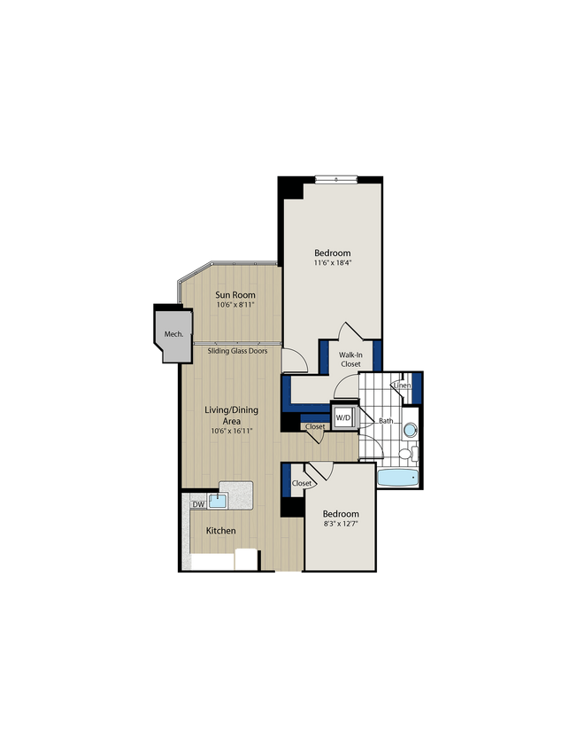 The Bradley With Den Floor Plan - Bradley with Den