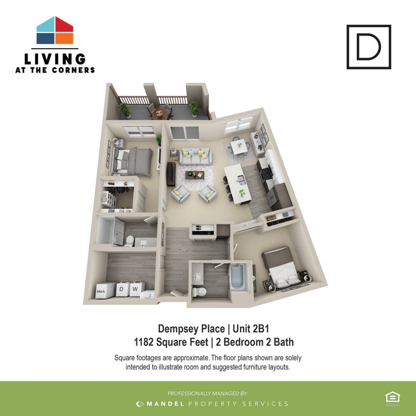 Dempsey Place Unit Style 2B1 - 2B1