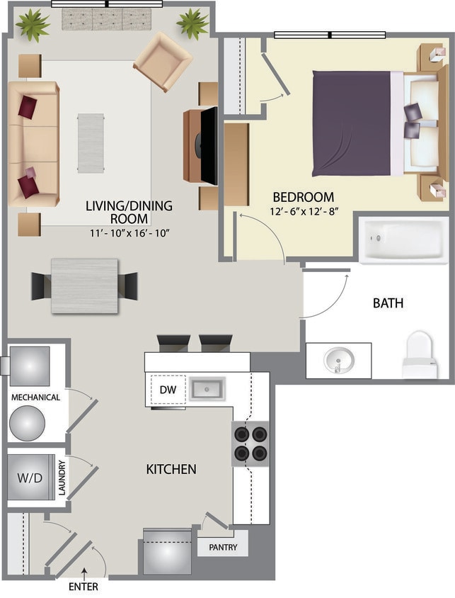 Floor Plan - 1A - Bay