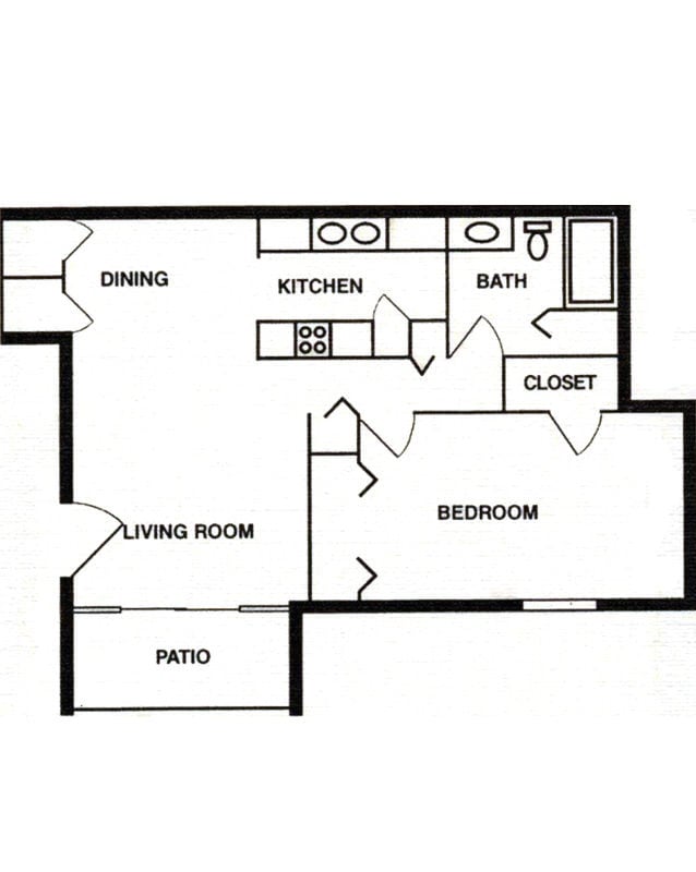 1BR/1BA - A14