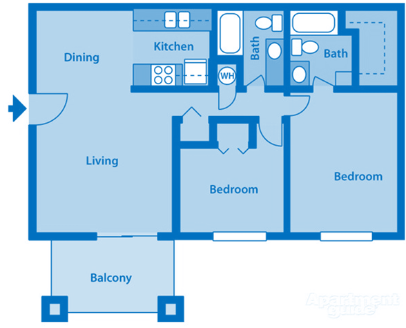 Floor Plan - Two Bedoom