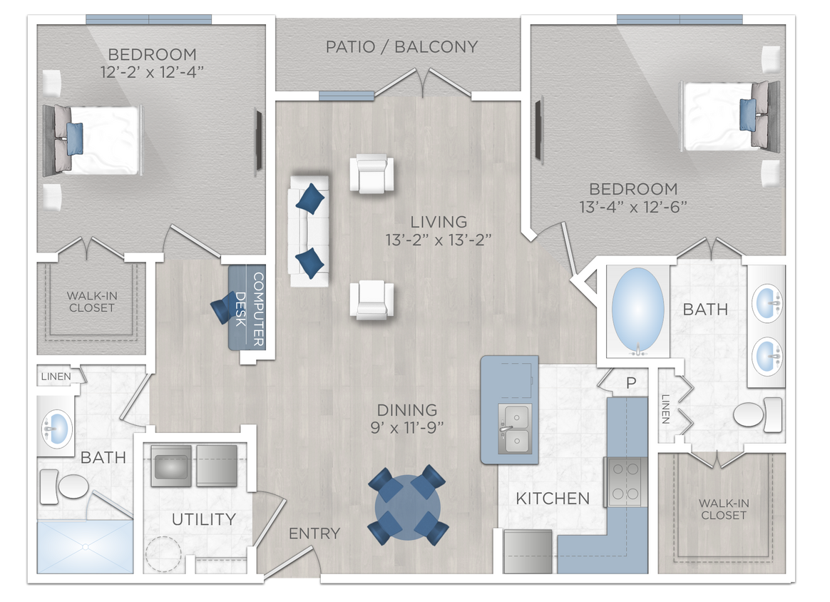 Floor Plan - (B2)