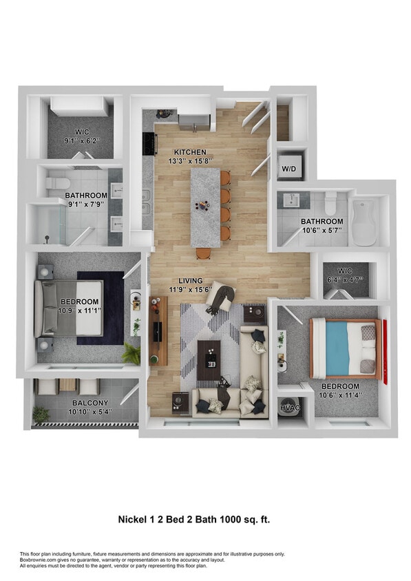 Floor Plan - Nickel 1
