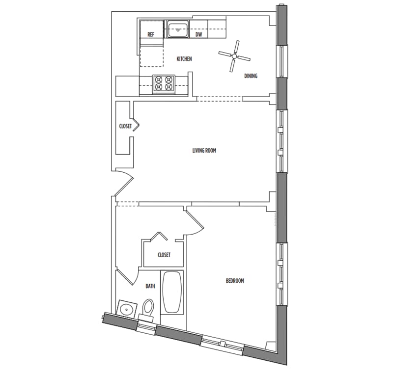 Floor Plan - A1R Renovated