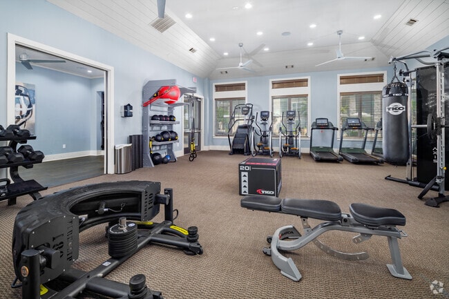 Fitness Center with Pilates and Yoga Room with CrossFit Style Equipment - Citadel at Westpointe