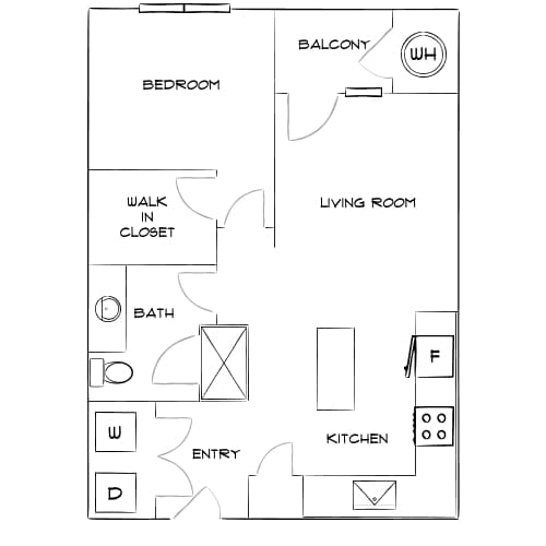 Floor Plan - Design 1B