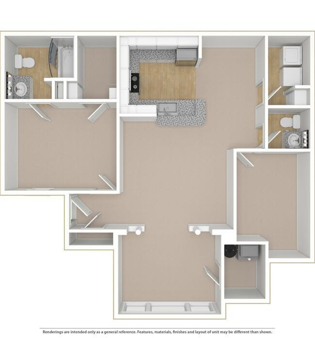 Floor Plan - Wellford With Sunroom - B2D