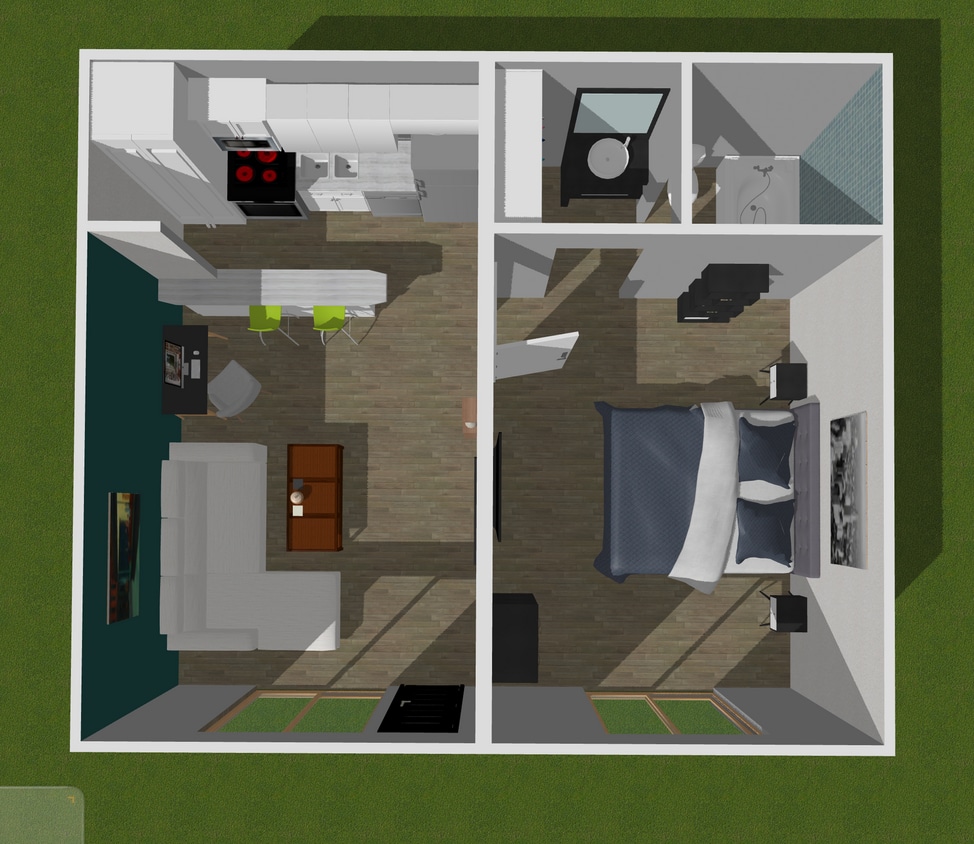 Floor Plan - The Gimlet - Downstairs