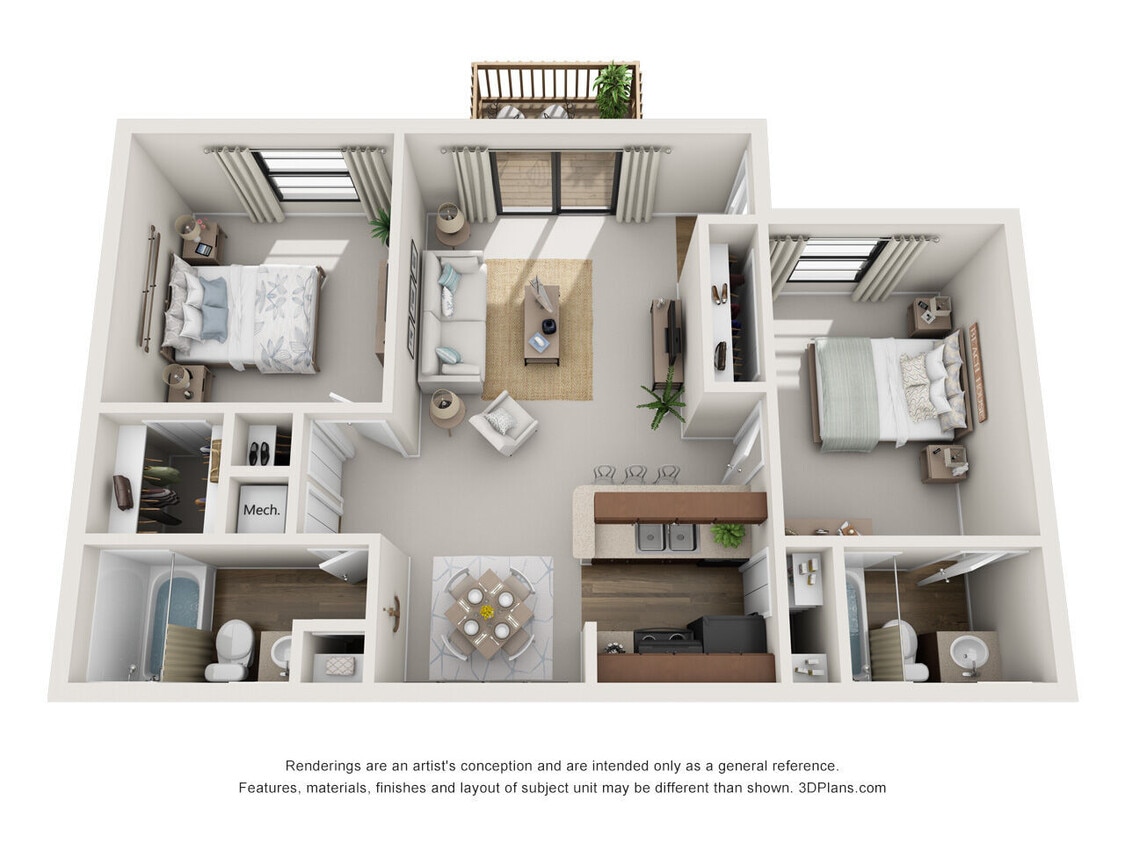 Floor Plan - B1 Renovated