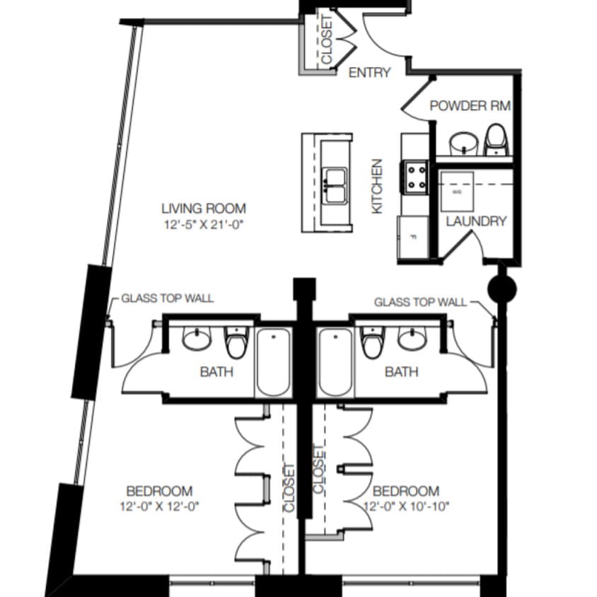 Floor Plan - SUITE 207A, 407A, 507A, 607A