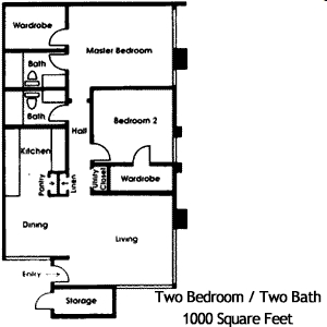 2BR/2BA - 2bed 2bath