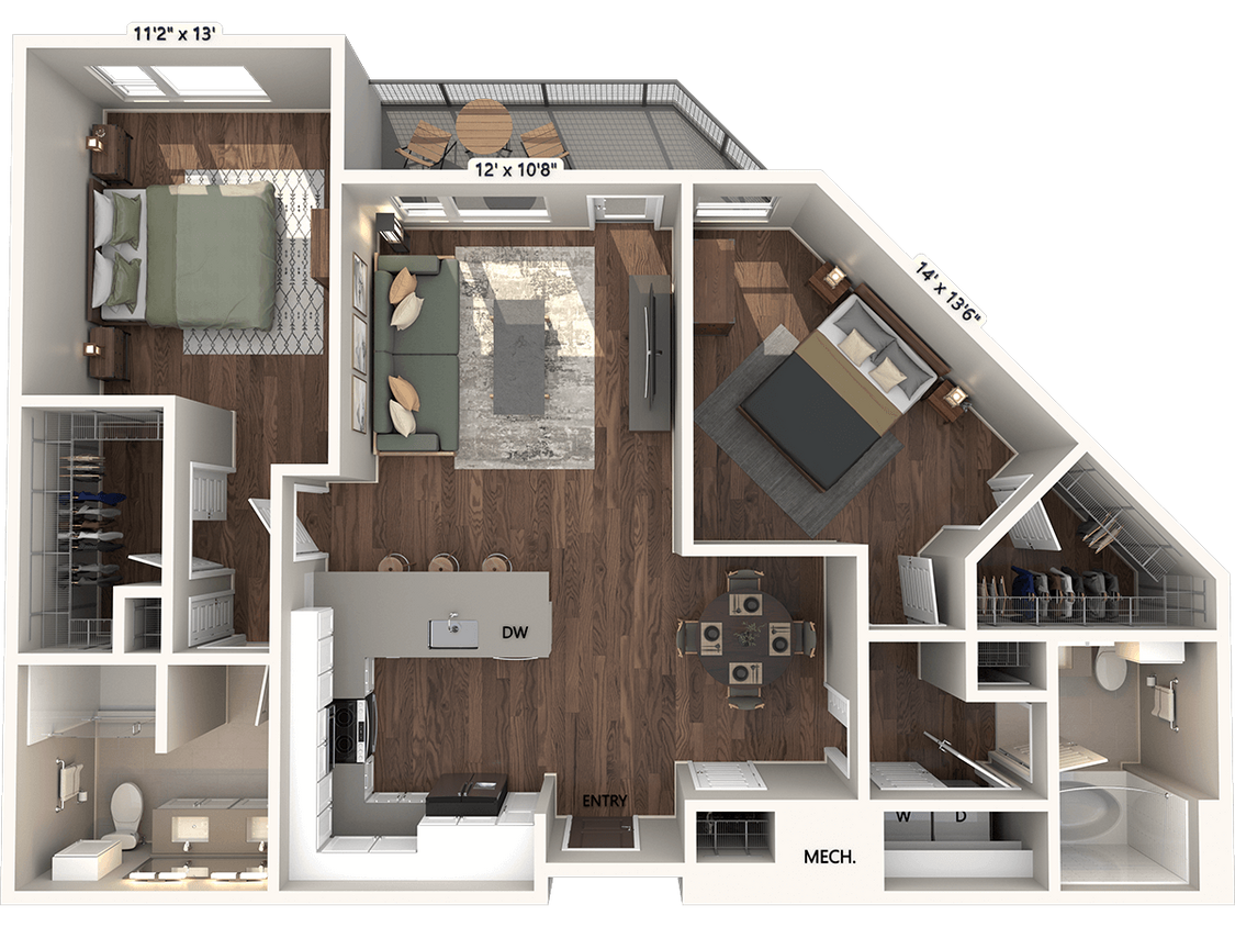 Floor Plan - B3 - Finish Package 2