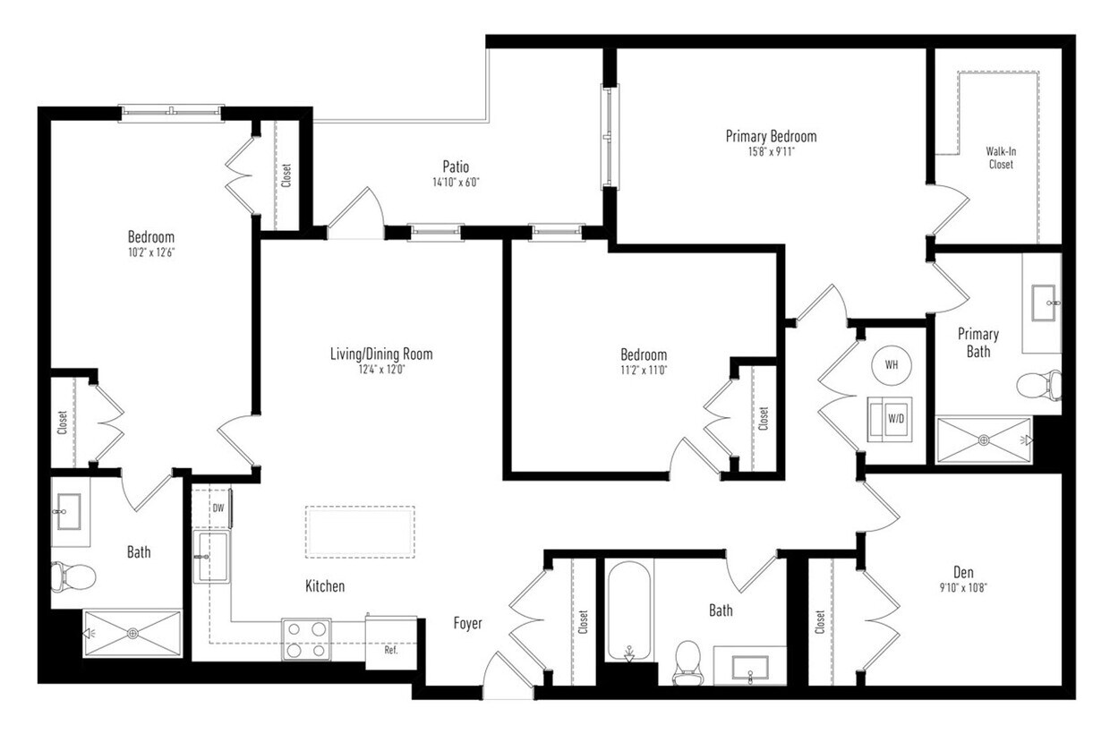 Floor Plan - C2 with Den