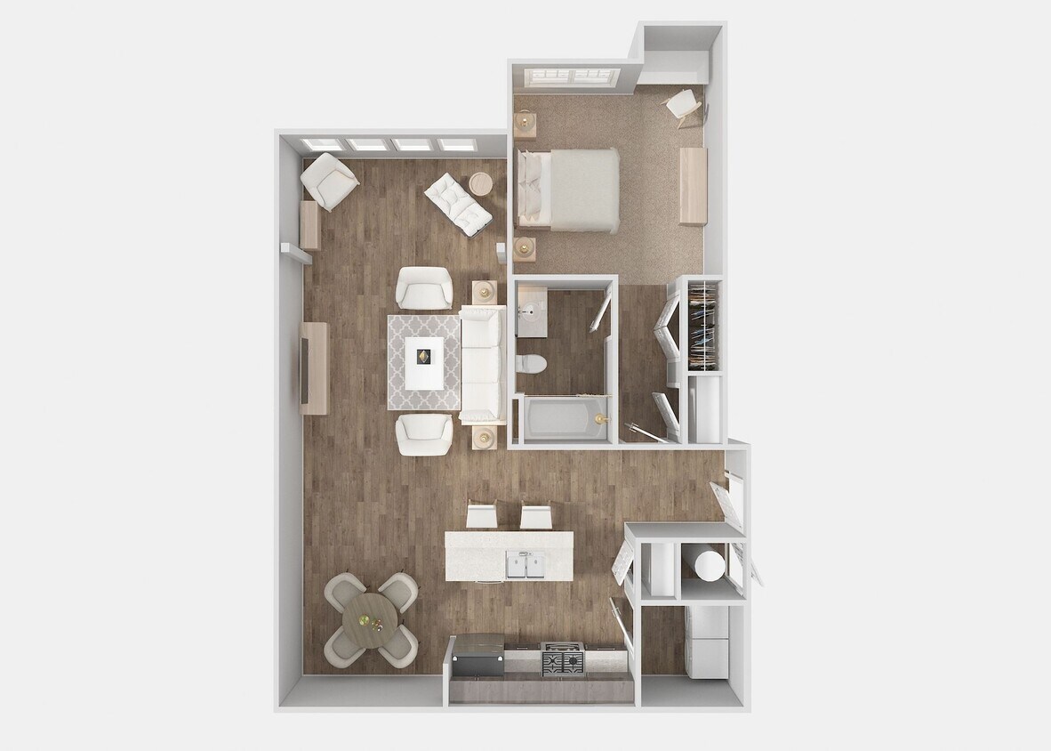Floor Plan - LP-Independence 1bd/1ba