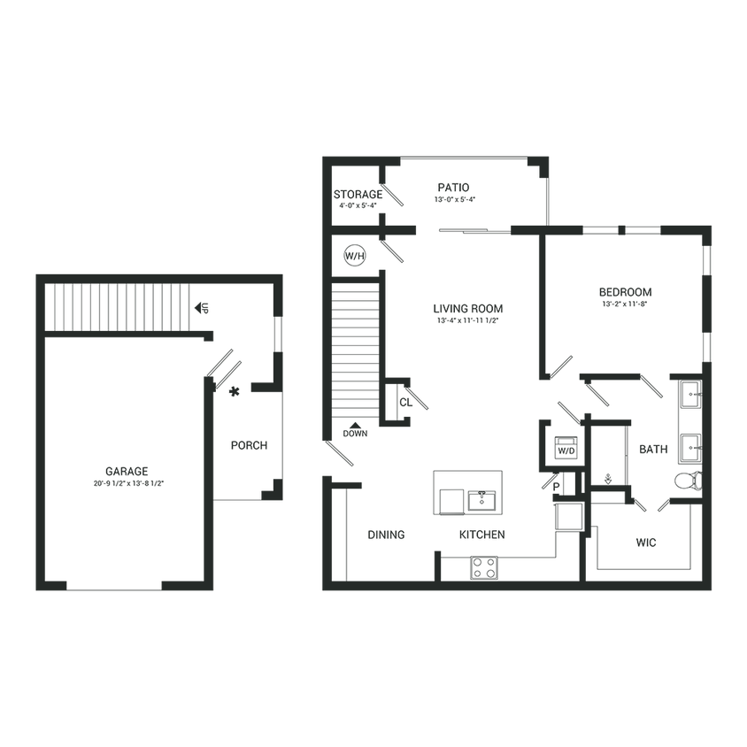 Floor Plan - Burgundy