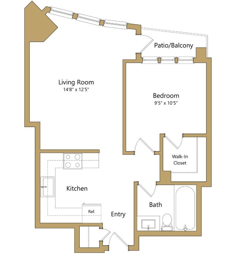 Floor Plan - golden gate 1
