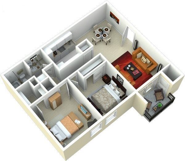 Floor Plan - The Joli - Renovated