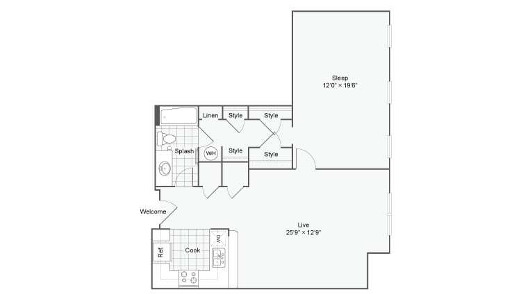 Floor Plan - A208