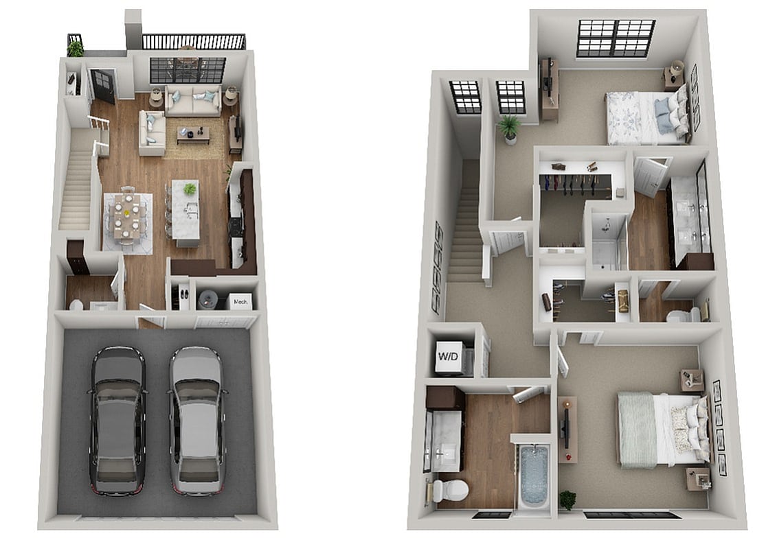Floor Plan 2T | Arrabelle Apartments | Apartments in Cedarburg, WI - 2T