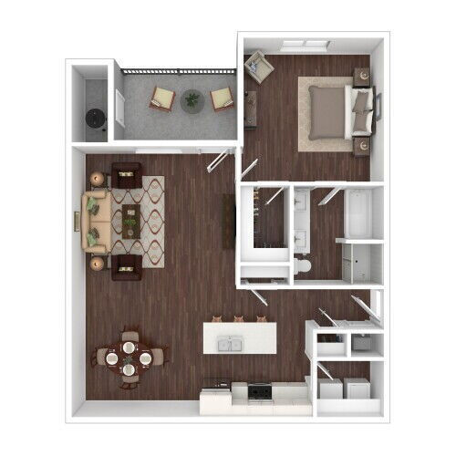 Floor Plan - 1X1
