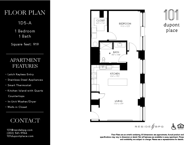 Floor Plan - 1D5A