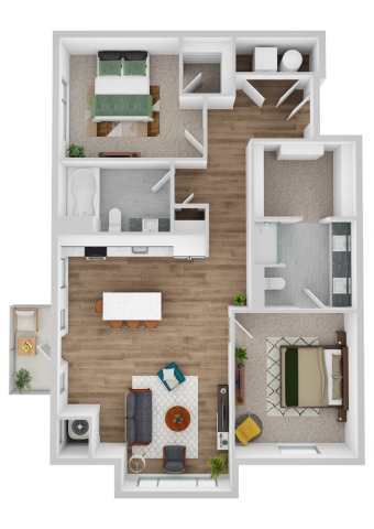 Floor Plan - Maine A