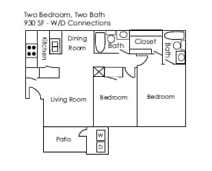 2BR/2BA - B2