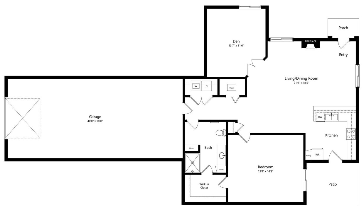 Floor Plan - Casper with Den (Villa)