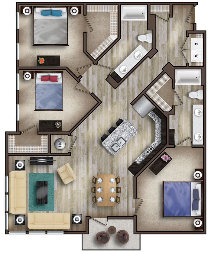 The Celia Floor Plan - Celia