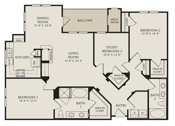 Floor Plan - C1 - Theseus