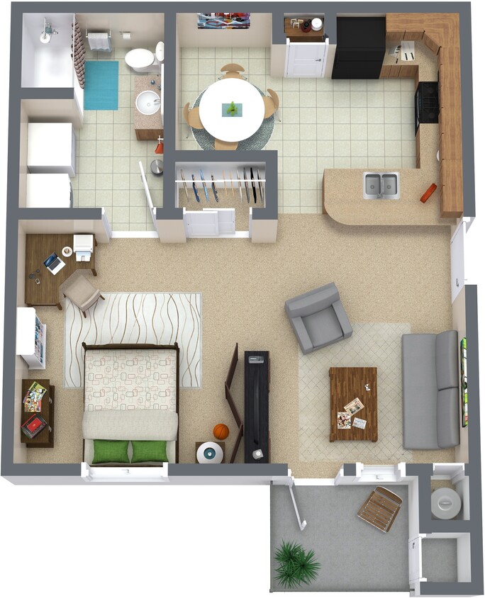 Floor Plan - Studio