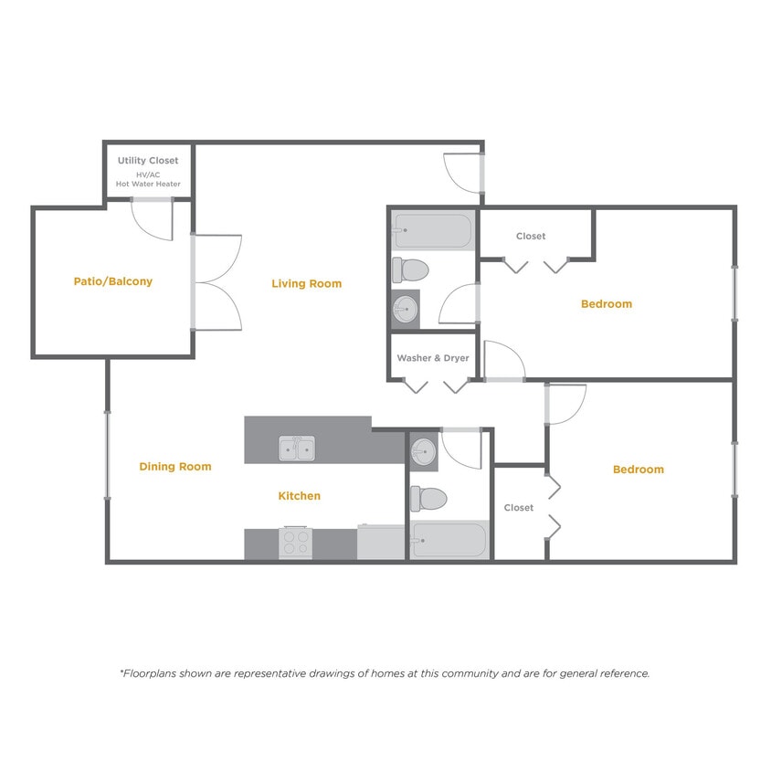 Floor Plan - The Peachtree