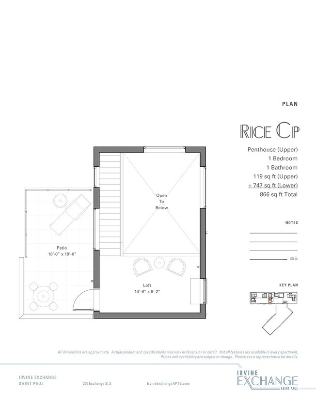 Rice Cp - Penthouse floor plan Irvine Exchange - Rice Cp - Penthouse