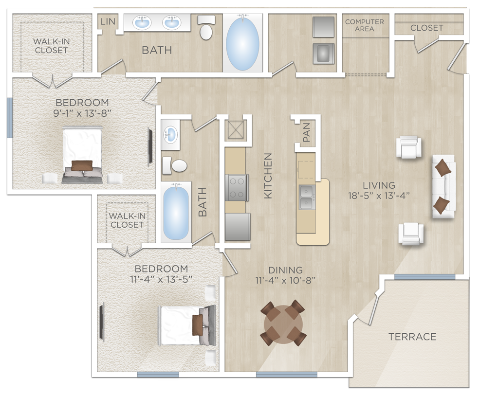 Floor Plan - El Madrid (B3)