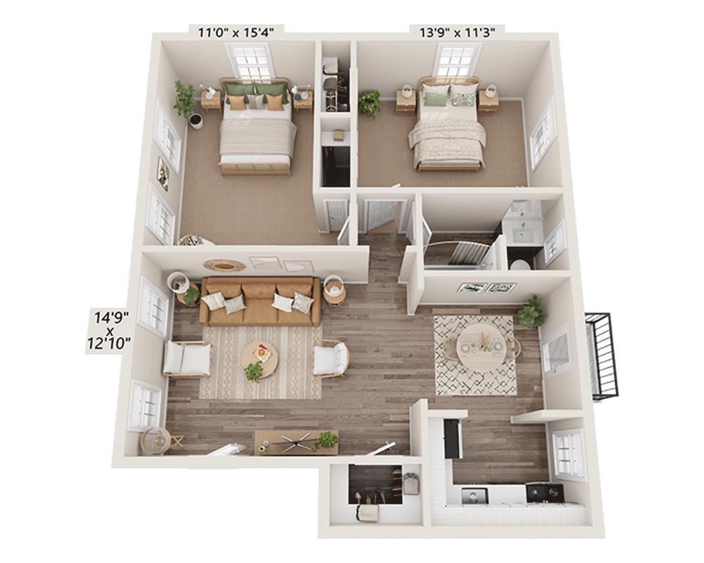 Floor Plan - Plan B1