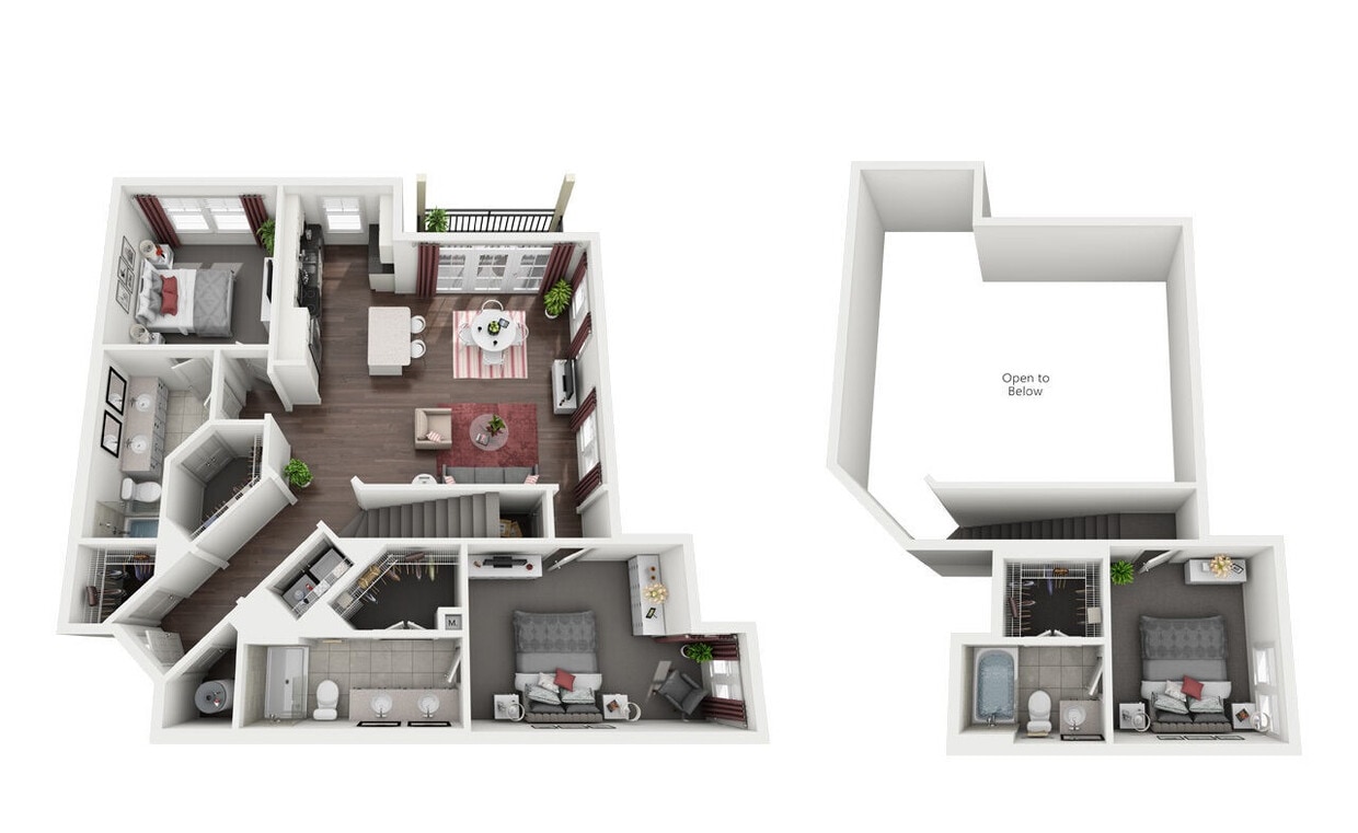 Floor Plan - C1 ALT - 3 bed 3 bth (4764c1)