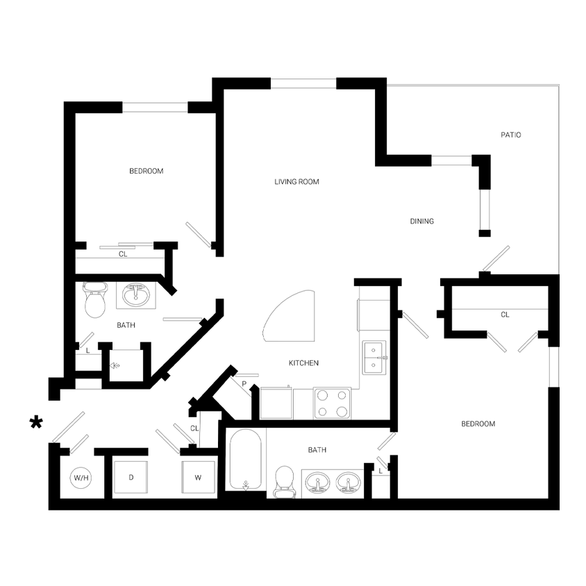 Floor Plan - Monroe
