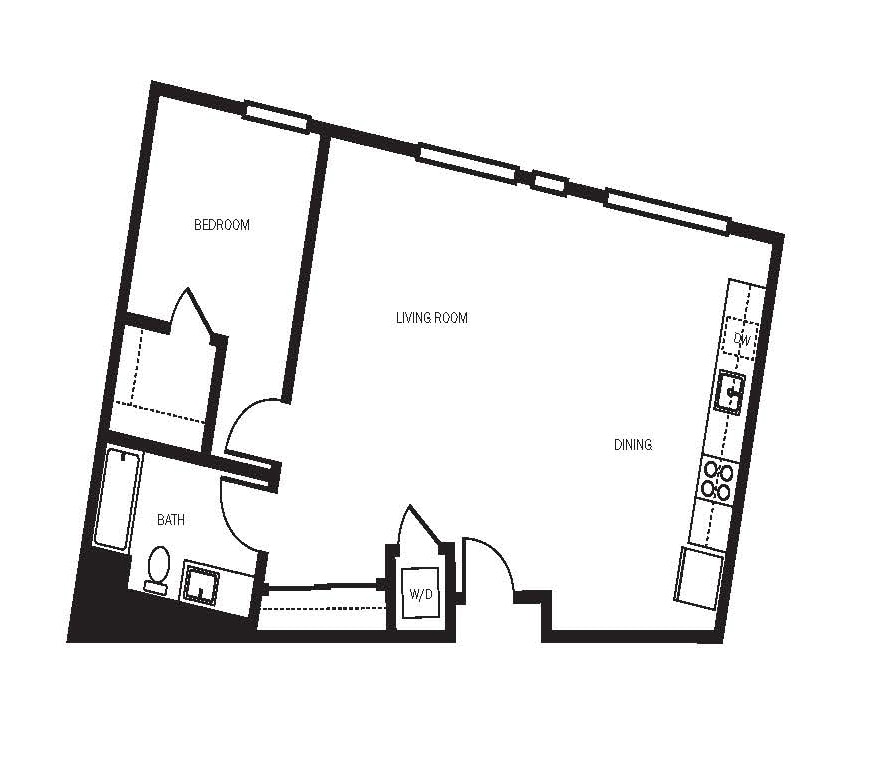 Floor Plan - 1X1 B4