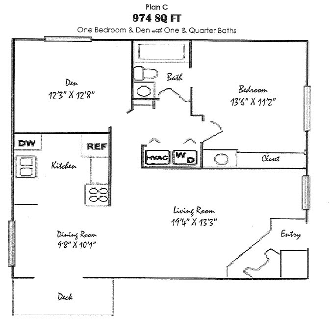 1BR/1.25BA - Cove 1x1C