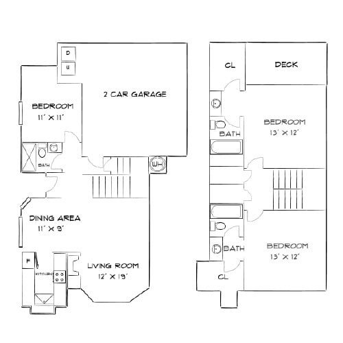 Floor Plan - Design 3A Townhome Premier 2
